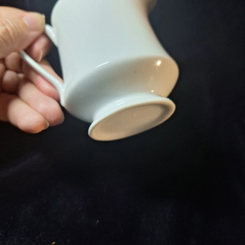 White porcelain creamer